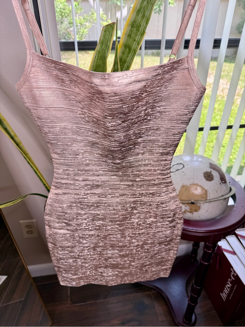 House of CB THE BODY Champagne Bandage Mini Dress - Limited Edition - Picture 10 of 11